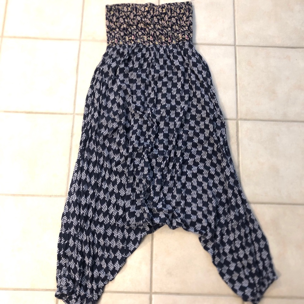 Anthropologie Harem Style Romper